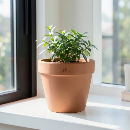 H&M Home Extra-large Terracotta Plant Pot - Scene - Haven & Hearth home decor