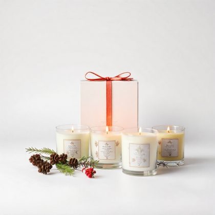 Seasonal Scented Candles Gift Set